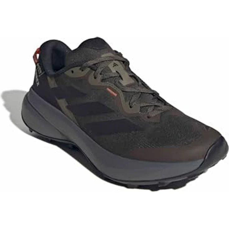 Adidas Terrex Tracefinder Plus GTX, Herren Halbschuhe für Trailrunning mit GORE-TEX® Invisible Fit, grün – Bild 3