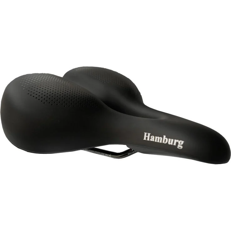 P&P Procycling, Velosattel Hamburg 040, schwarz, 268x255mm, 669g – Bild 1