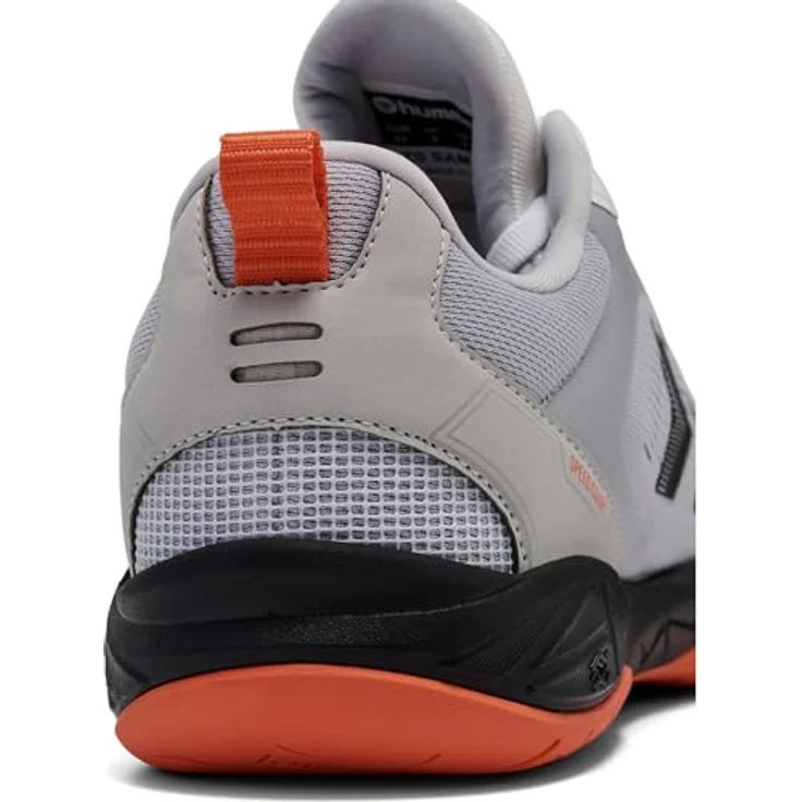 Hummel Speed Court, Hallenschuhe aus technischem Mesh mit REACH LX Technologie, weiß/grau/schwarz/rot, Schuhgröße 46.5 EU – Bild 8