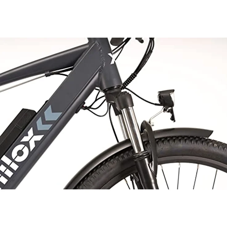 Nilox E-Bike X7 Plus, Trekkingrad Mit Tretunterstützung, 80 km Reichweite, Bis Zu 25 km/h, 36 V 250 W Motor, Halbprofilreifen – Bild 4