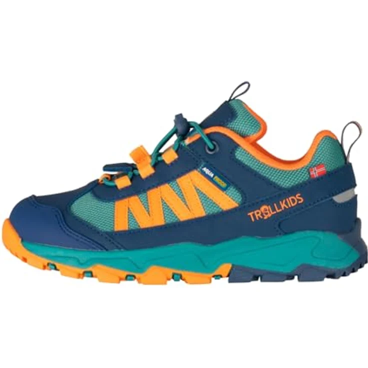 TROLLKIDS KIDS TRONFJELL HIKER LOW, wasserdichter Outdoorschuh mit hoher Dämpfung und profiliertem Grip – Bild 2