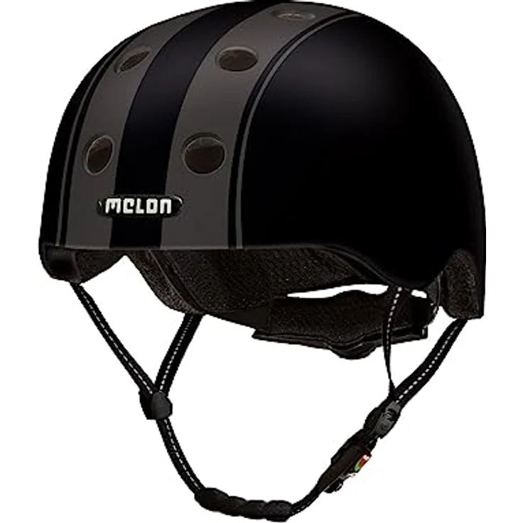 Melon Helm "All Stars" Urban Active, Inmold-Technologie, Magnetverschluss Fidlock, 46-63 cm, mit Vista Visor und UV400-Schutz, grau – Bild 1