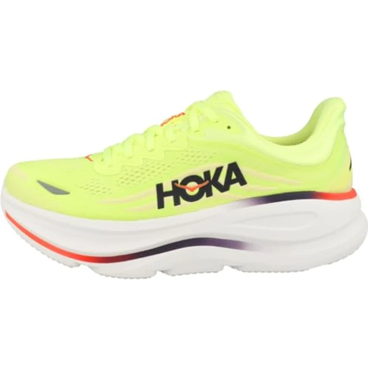 Hoka One One Bondi 9, Laufschuhe aus atmungsaktivem Mesh mit Meta-Rocker-Zwischensohle, grau – Bild 1