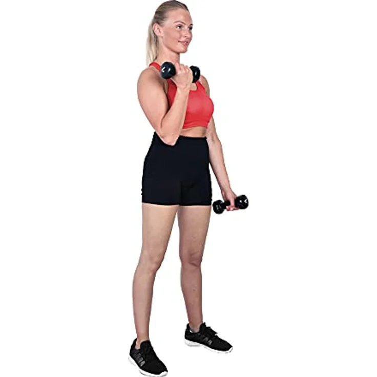 Christopeit Sport® Hantel, Vinylhantel für sanftes Krafttraining, blau – Bild 2