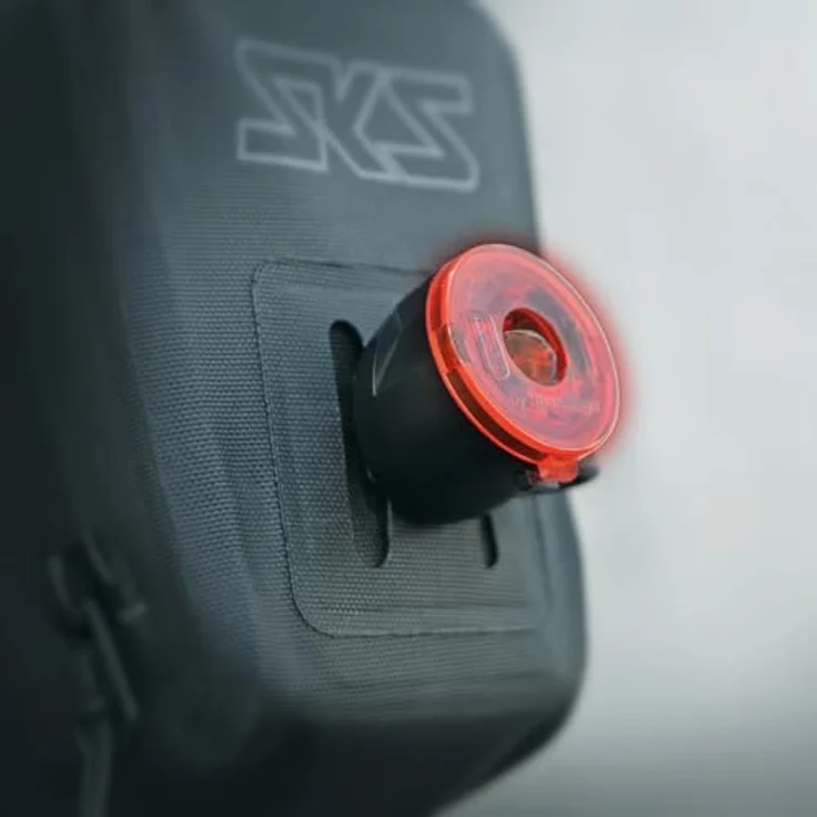 SKS Velotasche (0.75 l), Satteltasche mit Easyzip-Reißverschluss, reflektierenden Elementen und verstärktem Rücken – Bild 6