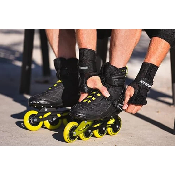 Playlife Lancer 84 Skates Herren, urbane Rollschuhe mit 84-mm-Rädern, dunkelschwarz, für Anfänger und Fortgeschrittene – Bild 7