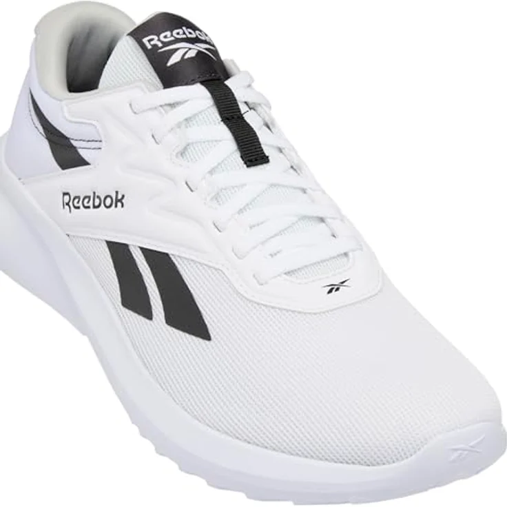 Reebok Lite 5, Laufschuh Größe 45,5, Weiß/Washed Black/Grey, atmungsaktives Obermaterial, hohe Dämpfungstechnologie, für neutrale Pronation – Bild 2