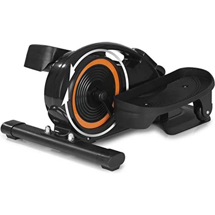 MAXXMEE Ellipsentrainer | Für das Bauch-Beine-Po-Training und Muskel- und Ausdauertraining im Sitzen | Platzsparendes Design für Jede Zimmergröße [schwarz] – Bild 1