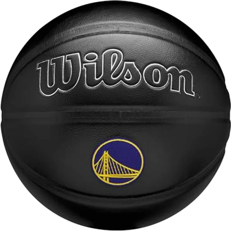 Wilson NBA Team Premiere Golden State Warriors Ball WZ4026410XB, Unisex Basketball, schwarz, Größe 7 EU – Bild 1