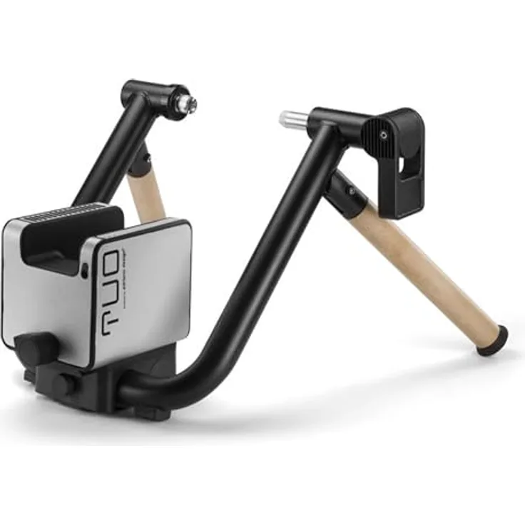 Elite Tuo Fluid Magnettrainer Hybrid, Klappbar, Leise und Stabil, für Rennrad und MTB Indoor Training, Schwarz