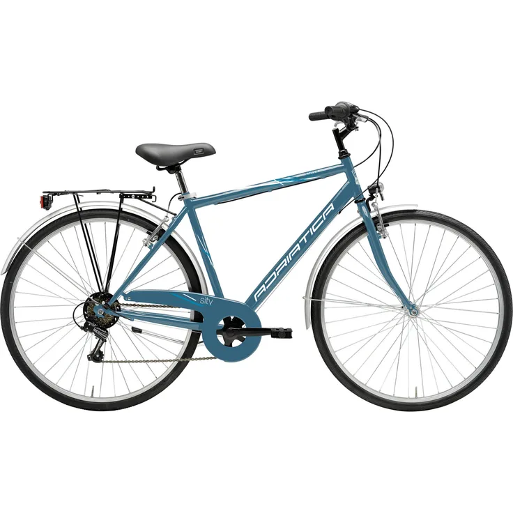 Adriatica Cityfahrrad MOVIE, 28 Zoll, 6-Gang Kettenschaltung, Schutzbleche und Gepäckträger, für Herren
