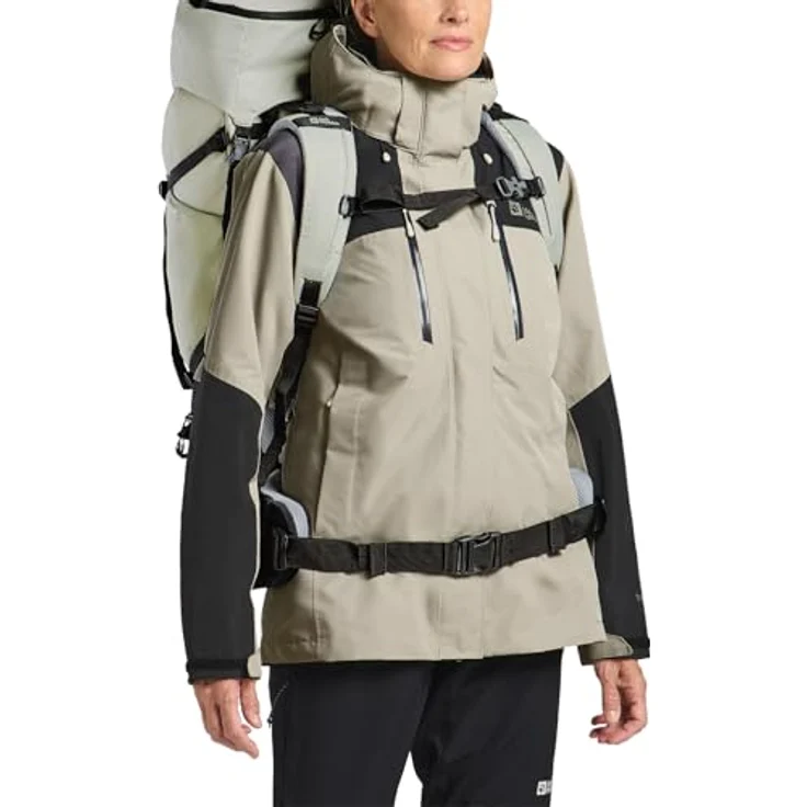 Jack Wolfskin Trailflair W 50 XS-M, Trekkingrucksack grau, 77 cm, 100% Polyester, für Damen – Bild 2