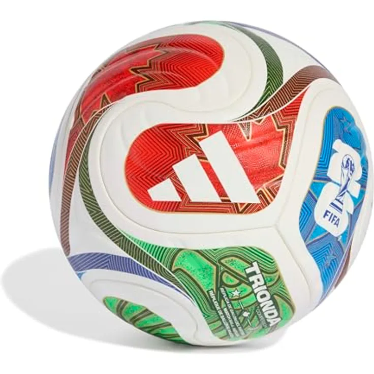 adidas Performance Fußball WC COM, offizieller Spielball der Fußball WM mit nahtloser Oberfläche und präzisem Flugverhalten