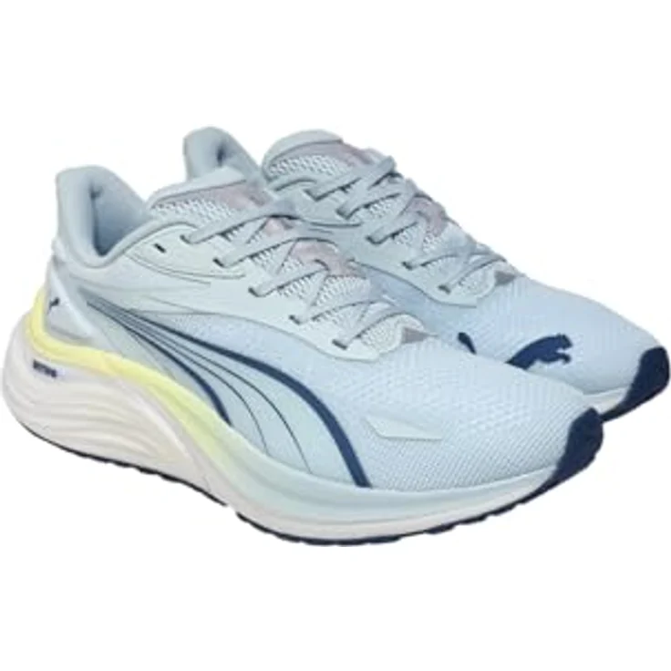 PUMA Electrify NITRO 4 Wns Laufschuhe Damen, reaktionsfreudige Dämpfung mit NITROFOAM™ & PROFOAMLITE, blau Sea Glass Dark Indigo Gray, Schuhgröße 38.5 EU – Bild 5
