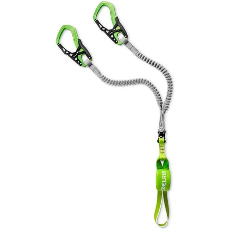 EDELRID Klettersteigset Cable Comfort VI, mit großen One Touch II Karabinern und Wirbel gegen Verdrehen, schwarz – Bild 3