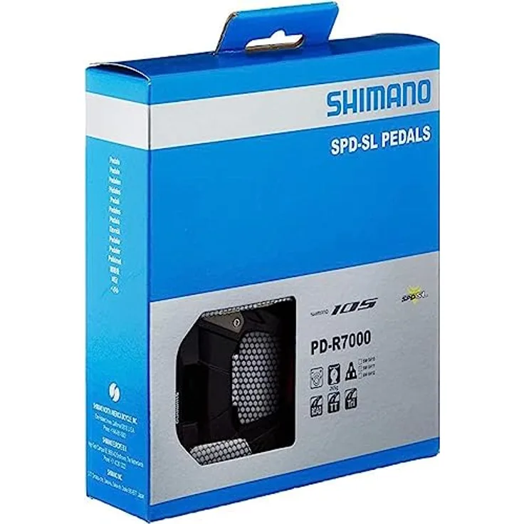 Shimano Pedal Fahrradpedal, Schwarz, Stahl, 2 Stück