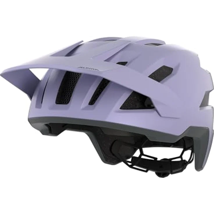 Alpina Taunus, Fahrradhelm für MTB-Abenteuer, flieder matt, 52-56 cm, leichte Microshell und EPS-Inneschale, maximale Sicherheit und Belüftung – Bild 5