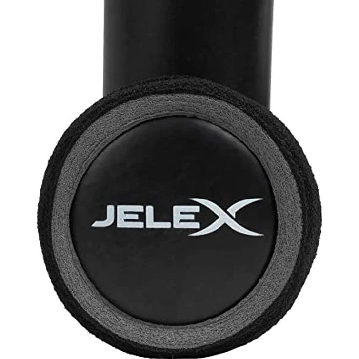 JELEX Gain Hard Push Up Bar Liegestützgriffe gepolsterte, handgelenkschonende Liegestützgriffe 2er-Set mit rutschfesten Füßen (Schwarz) – Bild 3