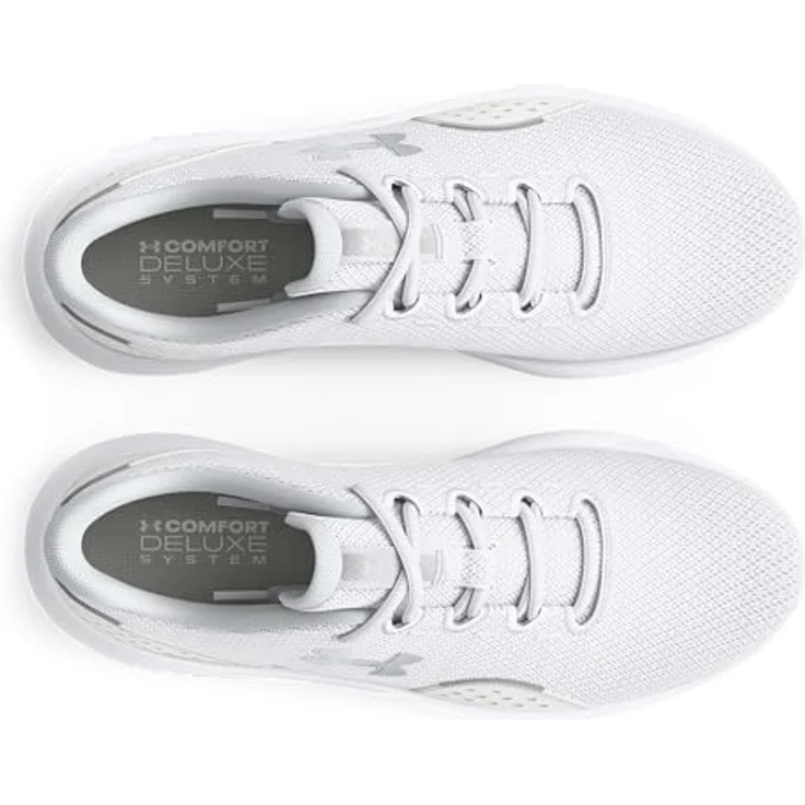 Under Armour Charged Surge 4, Laufschuhe für Damen, atmungsaktiv, Dämpfung, Weiß EU 41 – Bild 3