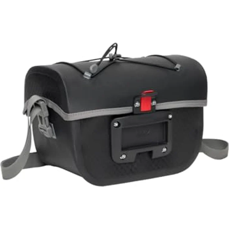 VAUDE Aqua Box 4, wasserdichte 4 Liter Lenkertasche mit Gepäckkordel und abnehmbarem Schultergurt – Bild 2