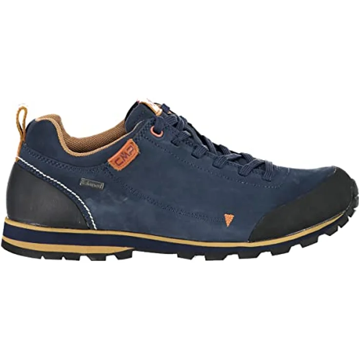 CMP Elettra Low Hiking WP, wasserdichte Wanderschuhe mit Vibram-Sohle und Veloursleder, dunkelblau – Bild 2