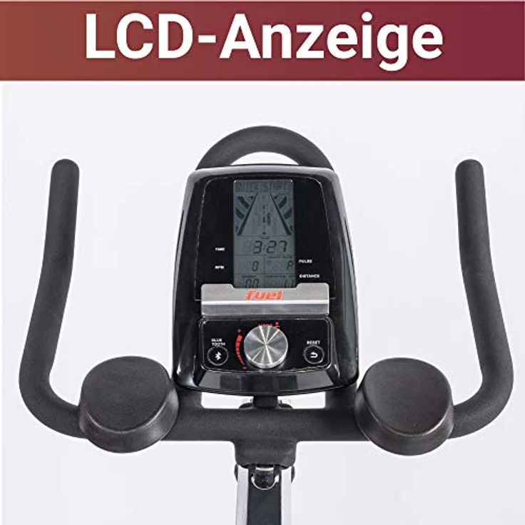 FUEL Fitness IF300 Indoor Cycle, Indoor Cycle für zuhause, 18kg Schwungrad, Kettenantrieb, LCD-Radcomputer mit App-Anbindung, optimaler Rundlauf, Nutzergewicht bis 125kg – Bild 3