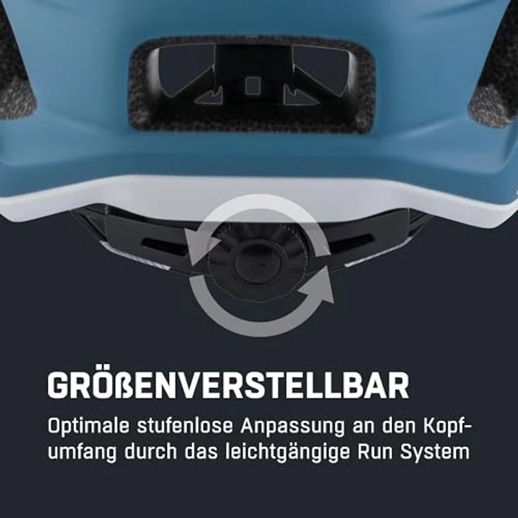 ALPINA Trekking-Fahrradhelm Paranus, sicher und leicht mit stoßabsorbierender EPS-Innenschale, blau – Bild 5