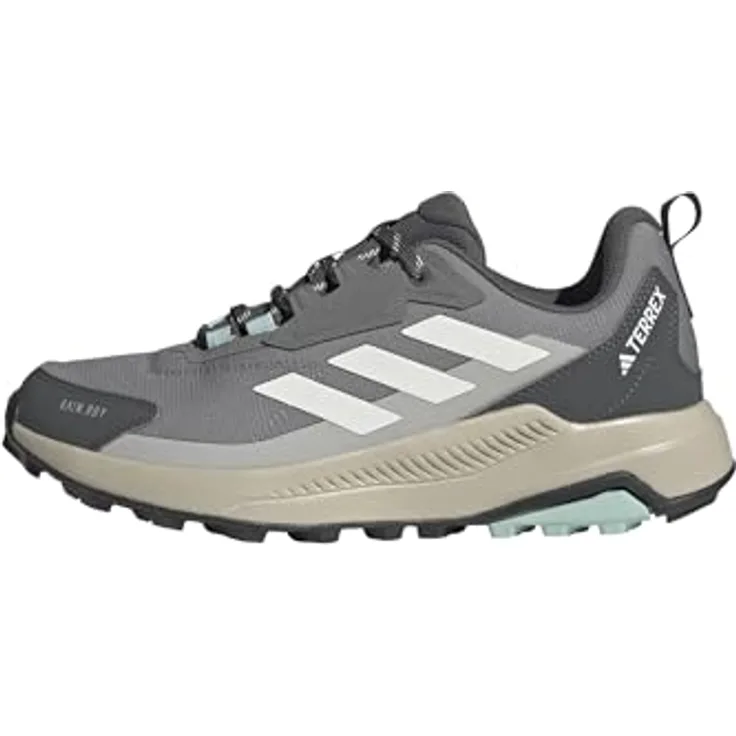 adidas Terrex Anylander Rain.Rdy, Wanderschuhe für Herren, grau-weiß, wasserdicht, mit Traxion Außensohle und Recyclingmaterialien
