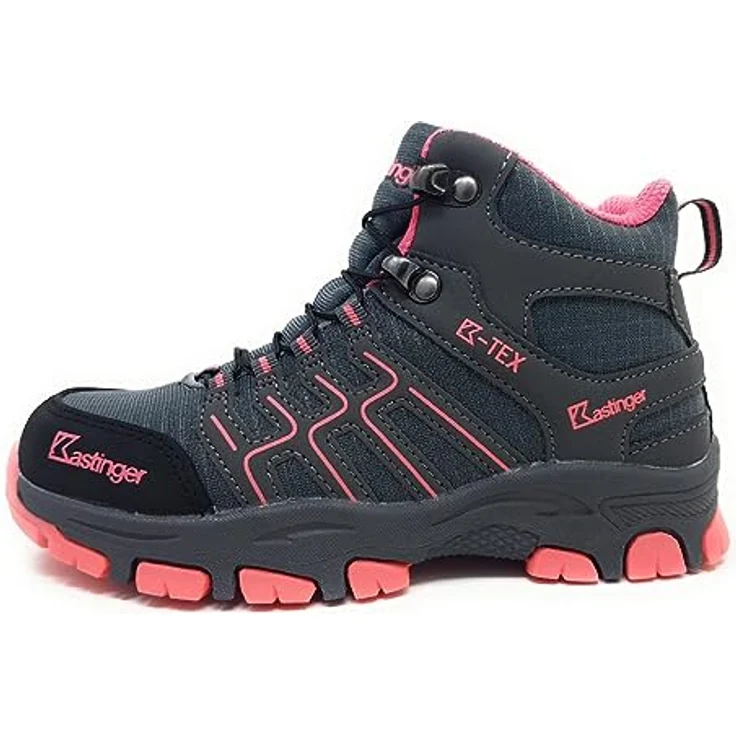 Kastinger Farrer High II, Wanderschuhe mit atmungsaktiver K-Tex Membran und gepolsterter K-Cell Einlegesohle, grau – Bild 1