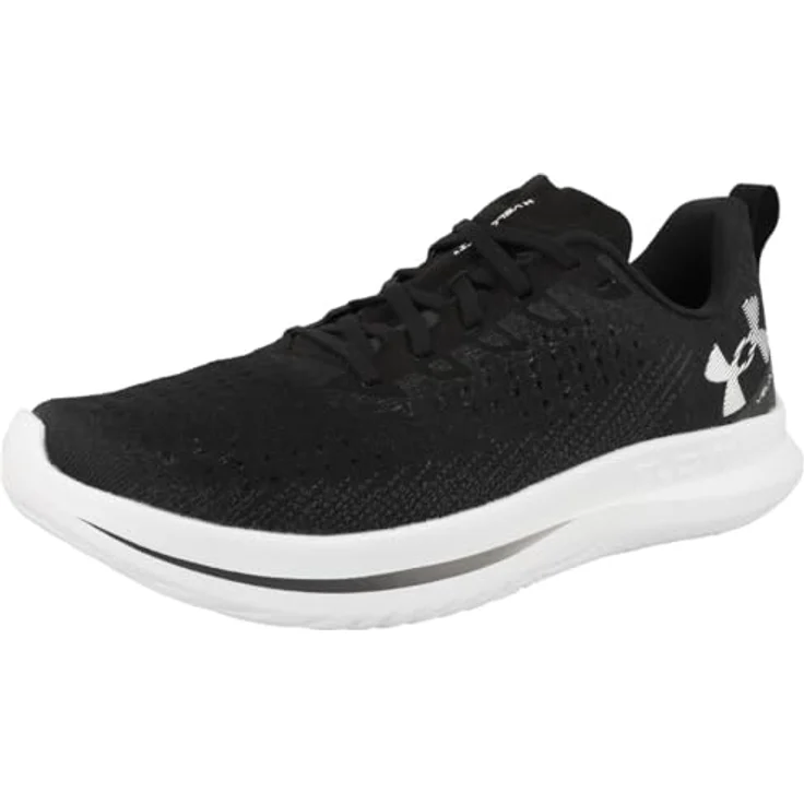 Under Armour Ua Velociti 4, Leichtgewichtige Laufschuhe mit atmungsaktivem Flachstrick-Obermaterial, Schwarz – Bild 4
