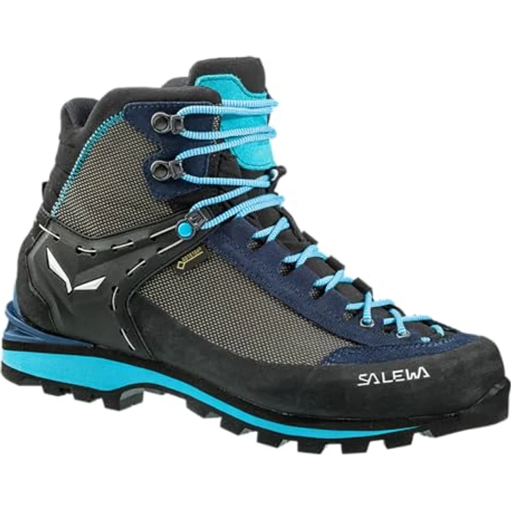 Salewa Crow GTX, Damen Wanderschuhe, wasserdicht, atmungsaktiv, steigeisenkompatibel, Größe 38.5, Blau – Bild 9