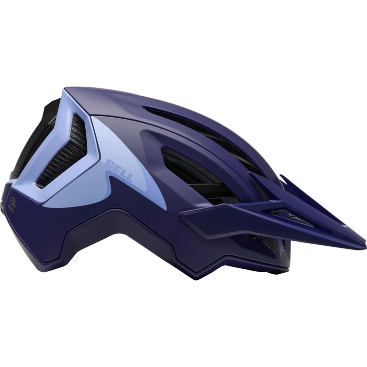 Bell 5FIFTY Spherical Fahrradhelm, Fluid dark purple, S mit MIPS Spherical Technology, Flow-Fit System und verstellbarem Visier