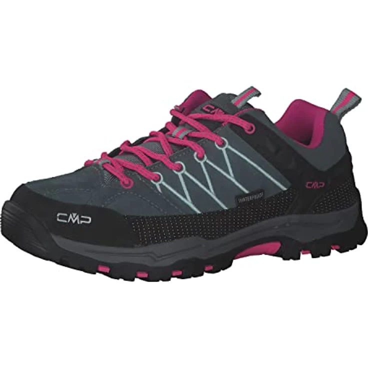 CMP KIDS RIGEL LOW WP TREKKING SHOES, wasserdichte Wanderschuhe mit verstärktem Material und schnellverschluss, Lila, EU 32 – Bild 1