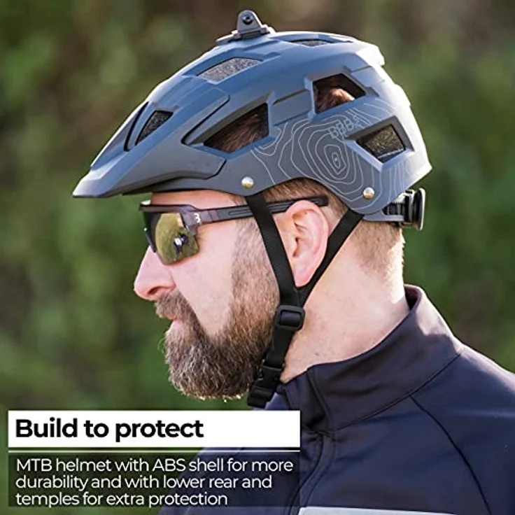 BBB Nanga, Velohelm für Mountainbiking, (58 - 61 cm) mit Kamerahalterung und 15 Luftschlitzen – Bild 3