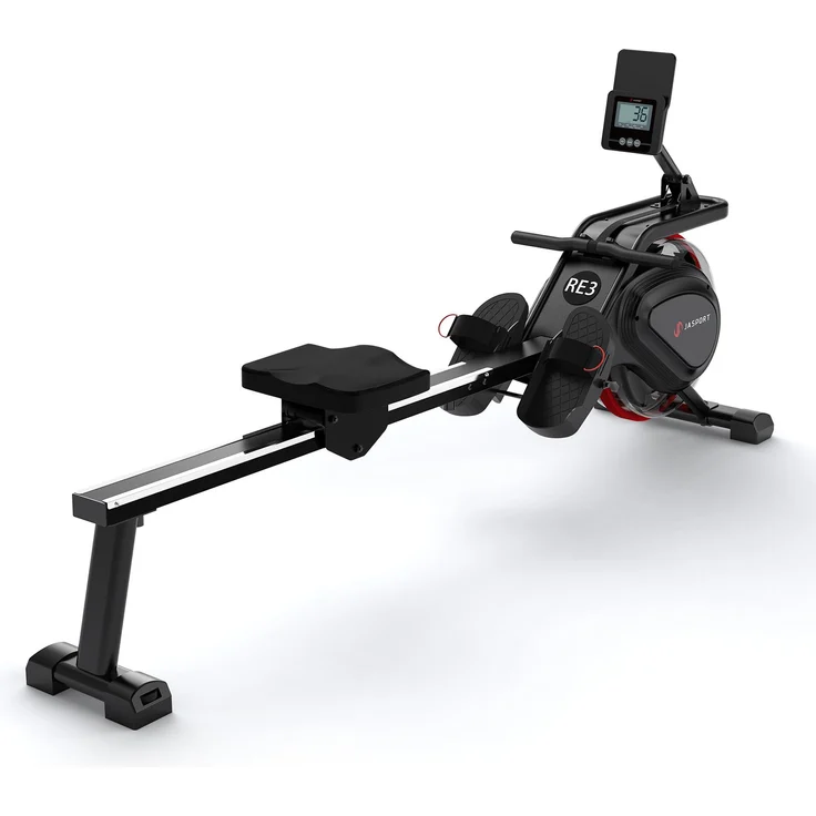 JASPORT RE3 Wasser-Rudergerät, leiser Heimtrainer mit 14L Wassertank, Bluetooth LCD, Kinomap-kompatibel, platzsparend, bis 150 kg belastbar