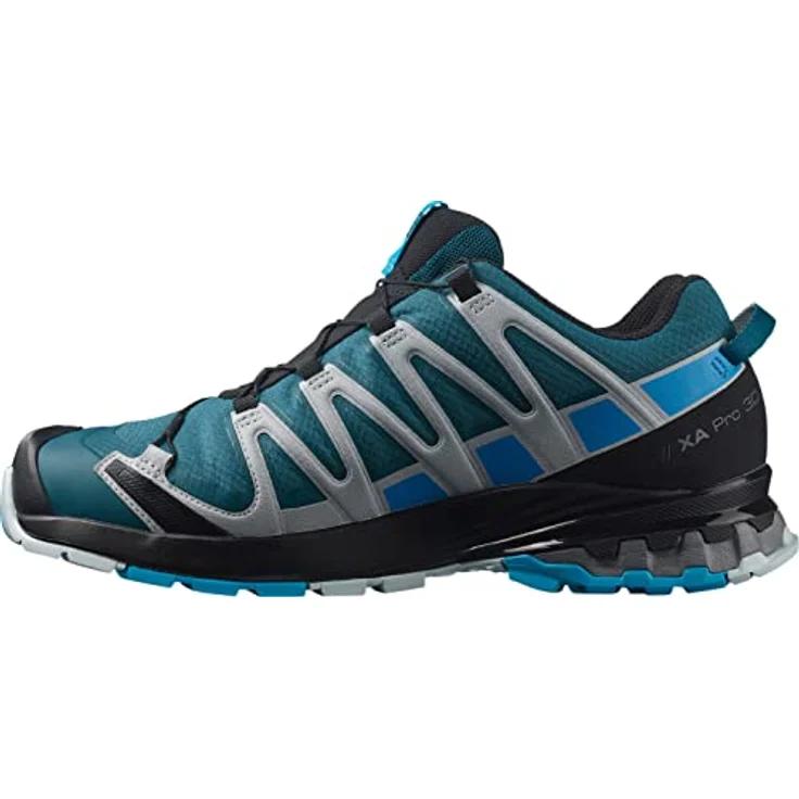 Salomon XA Pro 3D V8, Laufschuhe mit Gore-Tex-Membran, dunkelblau, Größe 44 – Bild 4