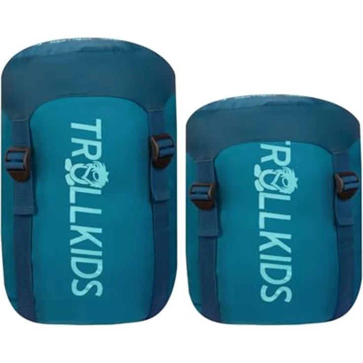 Trollkids Fjell Dreamer Extendable, Mumienschlafsack für Kinder mit Kapuze und Zwei-Wege-Reissverschluss, 170 cm, blau – Bild 7