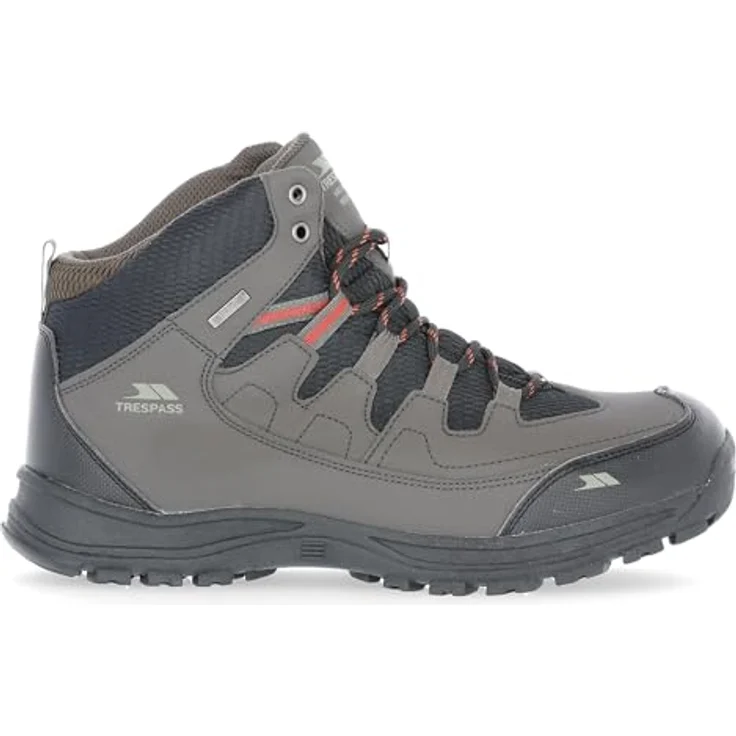 Trespass Herren Finley Mid, Wasserdichte Wanderschuhe mit Knöchelunterstützung, Braun, Größe 43 – Bild 3