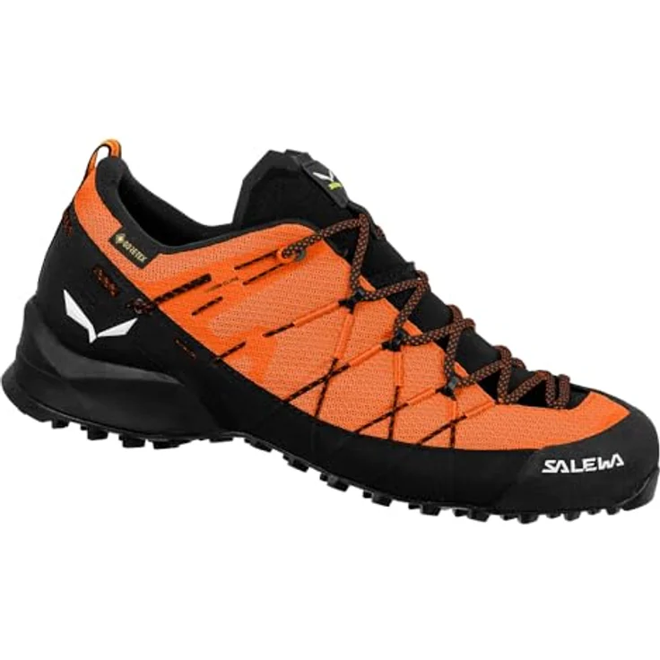Salewa Wildfire 2 Gore-Tex, Herren Wanderschuhe mit Switchfit-System, individuell anpassbarem MFF+ Fußbett und stabiler Pomoca Speed MTN-Sohle, Schwarz, Größe 46.5 – Bild 1