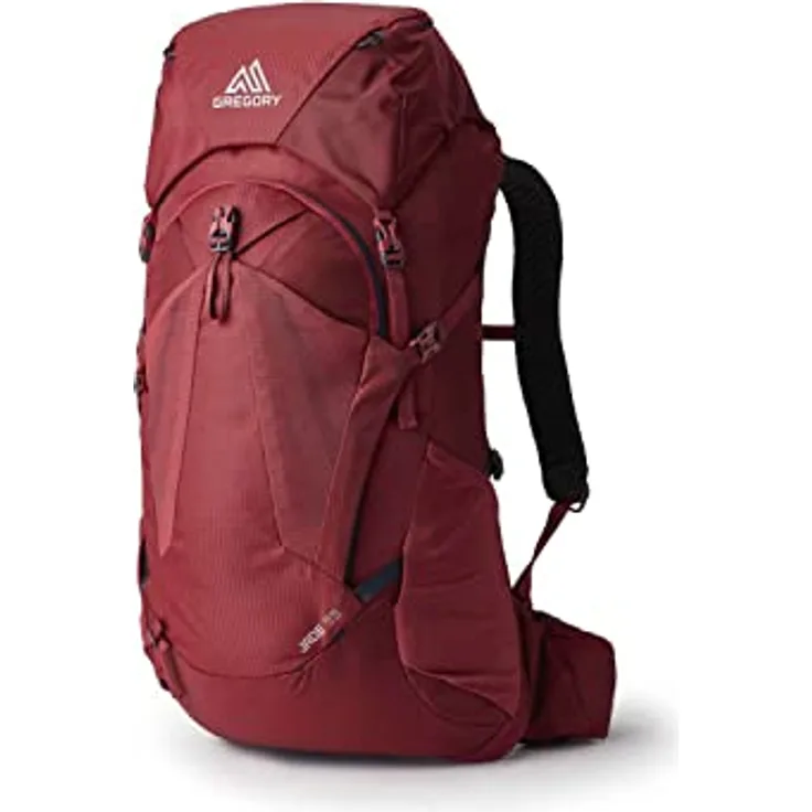 Gregory Wanderucksack Jade 33 für Damen (Trekkingrucksack), Ruby RED, XS/SM - Belüftetes Rückenteil, FreeFloat-Federung, 33L Volumen