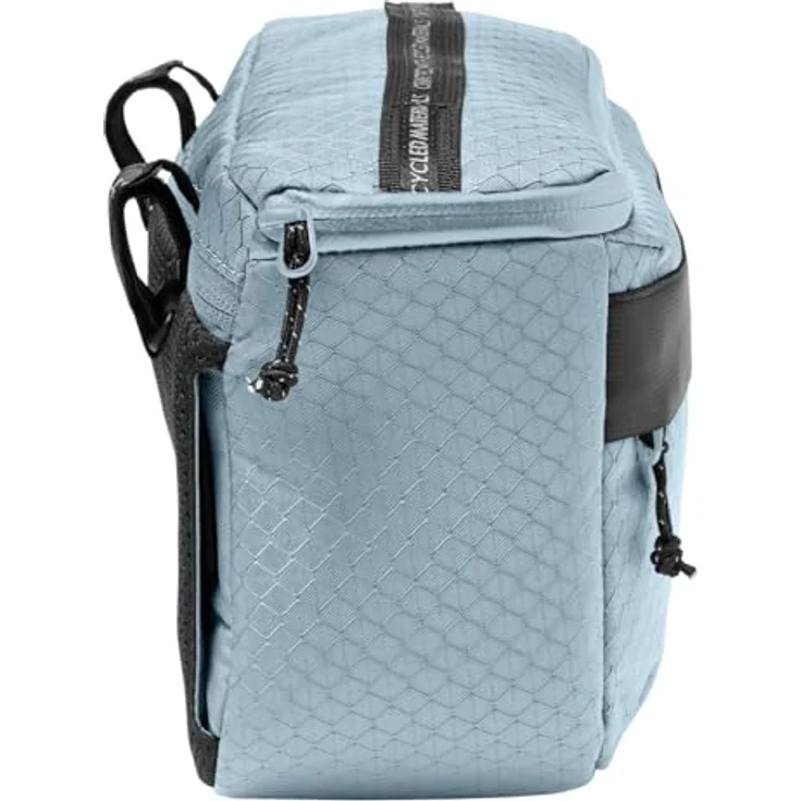 VAUDE Cyclist Box 2in1 Lenkertasche und Hüftgurttasche, 3 Liter Volumen, heron, mit Regenhülle, aus recycelten Materialien – Bild 3