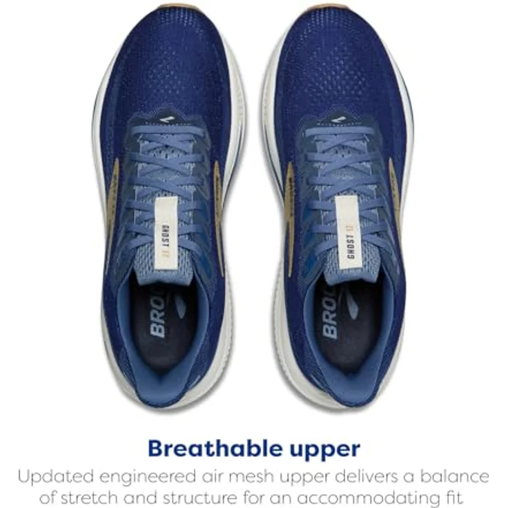 BROOKS Ghost 17, Herren Laufschuhe mit Dämpfungstechnologie, blau, EU 46,5 – Bild 4