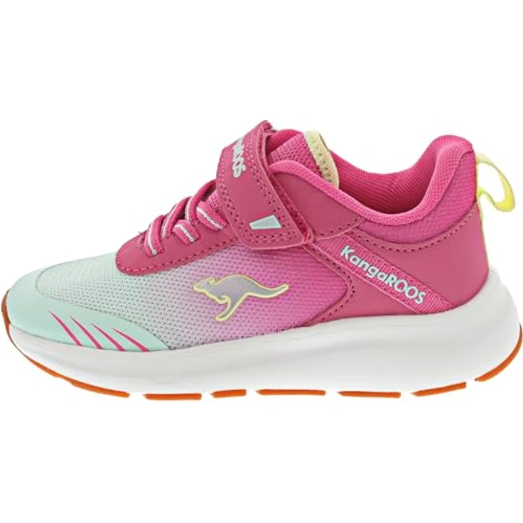 KangaROOS KB-Rida EV Laufschuhe, pink, Größe 33 EU, Mesh-Obermaterial, Klettverschluss – Bild 1