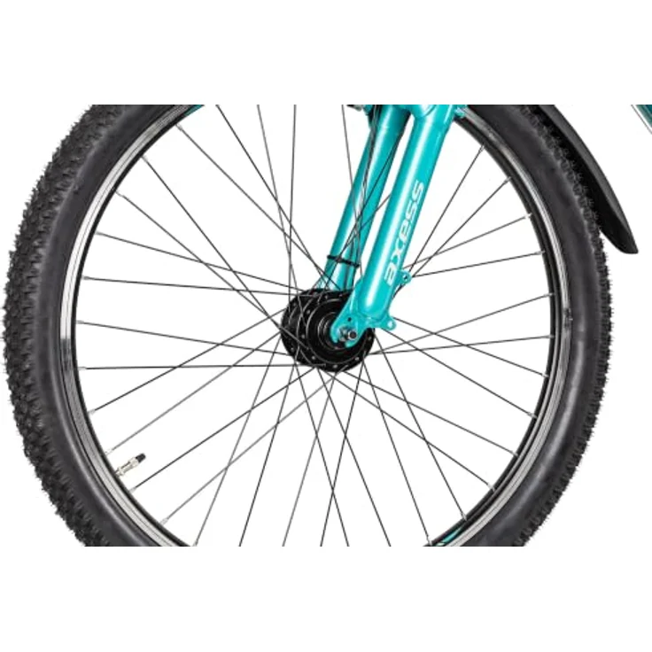Axess Adventure 26 Trapez Jugendfahrrad, 26 Zoll, Aluminiumrahmen, 21-Gang Shimano Schaltung, Straßenausstattung – Bild 5