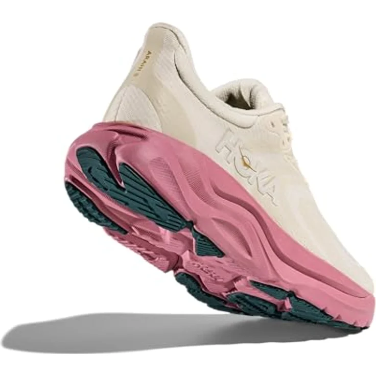 Hoka W Arahi 8, Stabiler Laufschuh mit H-Frame-Technologie, alabaster/lingonberry, Größe: 8 – Bild 8