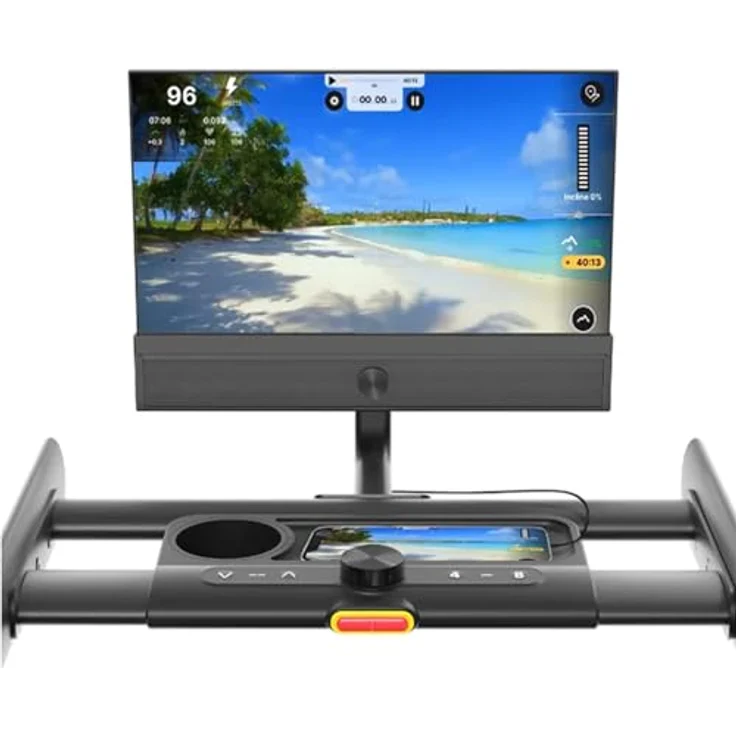 YESOUL T3 Plus Laufband – 10% automatische Steigung, 21,5" Full-HD-Touchdisplay, drehbarer Bildschirm, 6W Lautsprecher, klappbar, leise, App-kompatibel – Bild 5