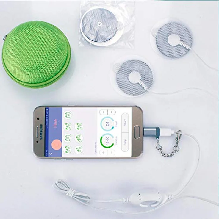 @tec EMS Pad, Smartphone-Reizstromgerät mit 3 Programmen und 25 Intensitätsstufen, Körperformung und Massage, geeignet ab Android 4.4 – Bild 3