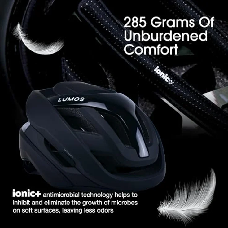 Lumos Ultra Fly Pro, Velohelm (54 - 61 cm) mit MIPS, Firefly LED Licht und 14 Belüftungsöffnungen – Bild 4