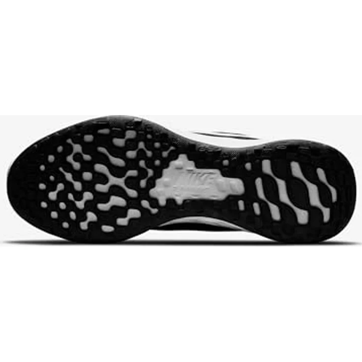 Nike Revolution 6 Running, Herren Laufschuhe für Roadrunning, atmungsaktives Mesh-Obermaterial, Gummisohle, reguläre Passform, leichtgewichtige Konstruktion, Schwarz, Größe 42 – Bild 3