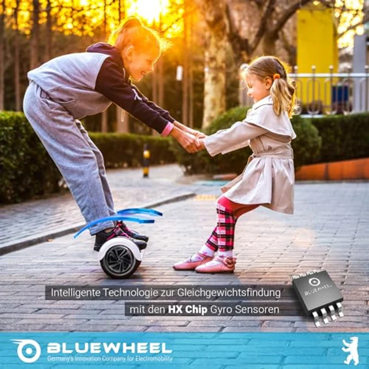 Bluewheel HX310s 6,5" Premium Hoverboard – Elektroboard mit LED, Bluetooth Lautsprecher, 700W Dual Motor, HX App-kompatibel, ideal für Kinder & Erwachsene, deutsche Qualitätsmarke – Bild 5